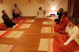 Séance de yoga